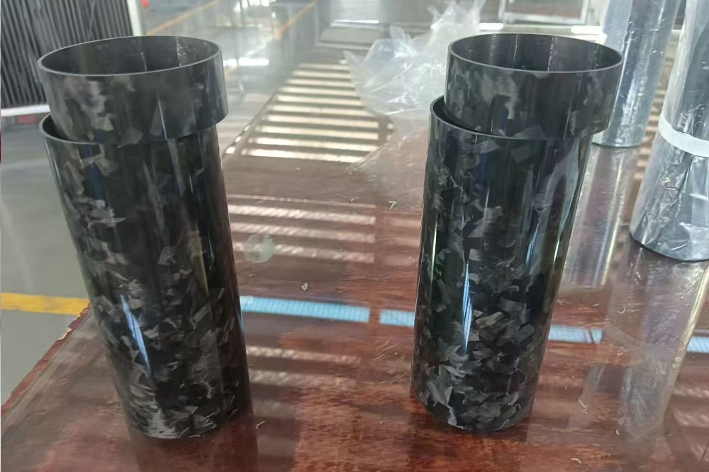 煅造纹碳纤维短管